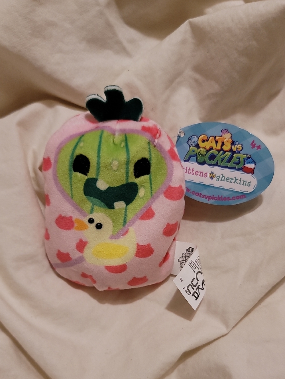 Cats vs Pickles 3" Lil Felicia plush toy from the Kittens vs Gherkins series.#29